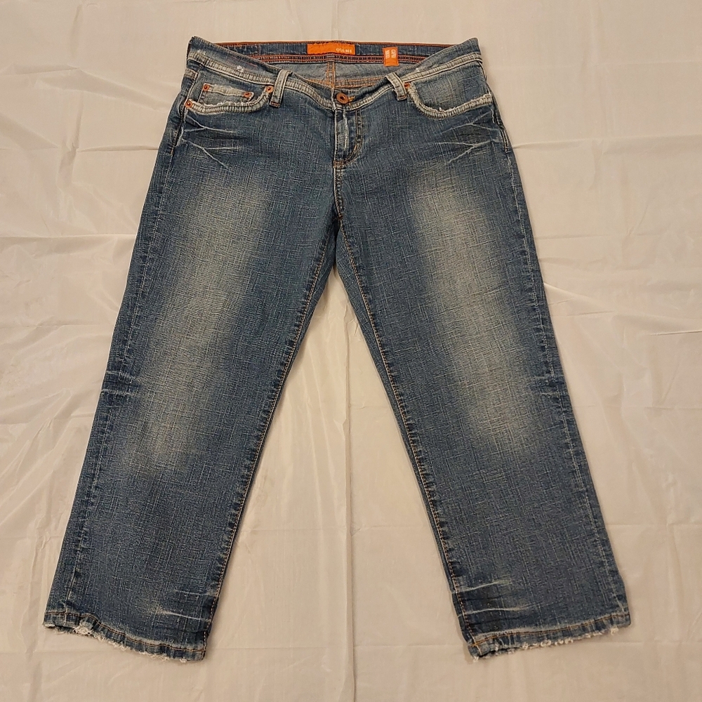 Colins Capri Nikki Blue Jeans - Size 29 - 460 Stretch - Low Rise - Women's